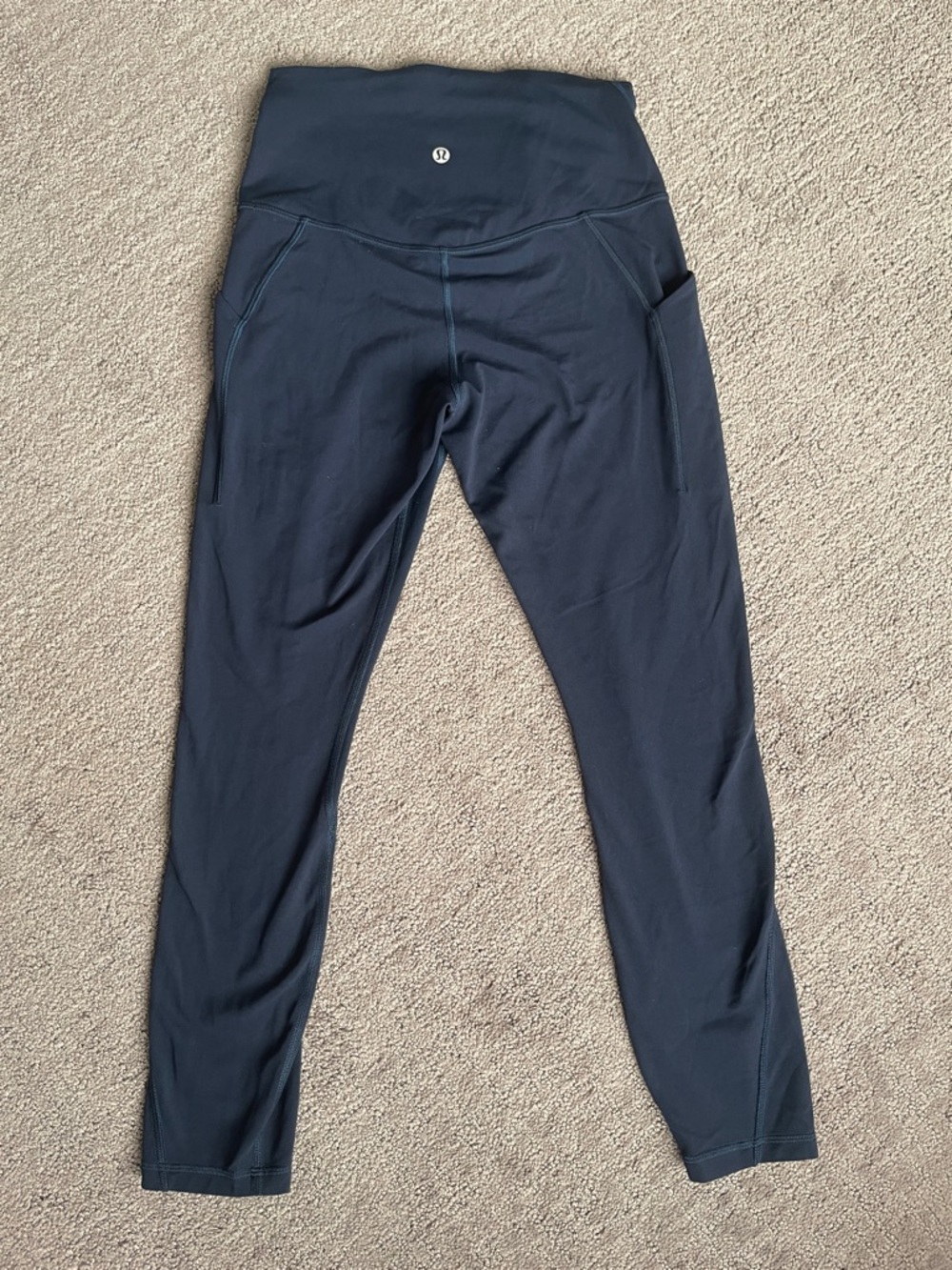 Lululemon navy High-Rise Pocket Leggings